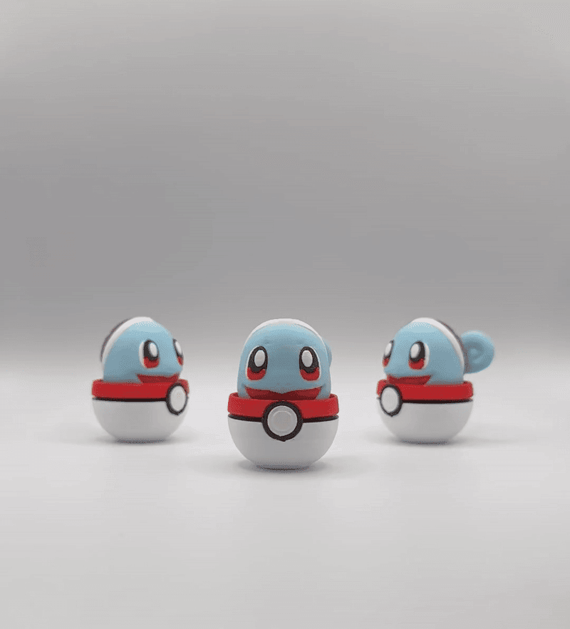 Squirtle Clicker – Fidget Toy 3d model