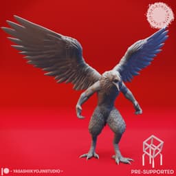 Kindness of Wereravens - Tabletop Miniatures (Pre-Supported) 3d model