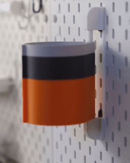 Ikea Skadis Rotatable Tray Set 3d model