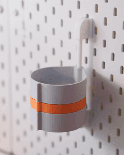 Ikea Skadis Rotatable Tray Set 3d model