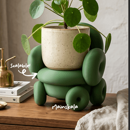 doughnut chair Dollhouse furniture Scalable 3d model