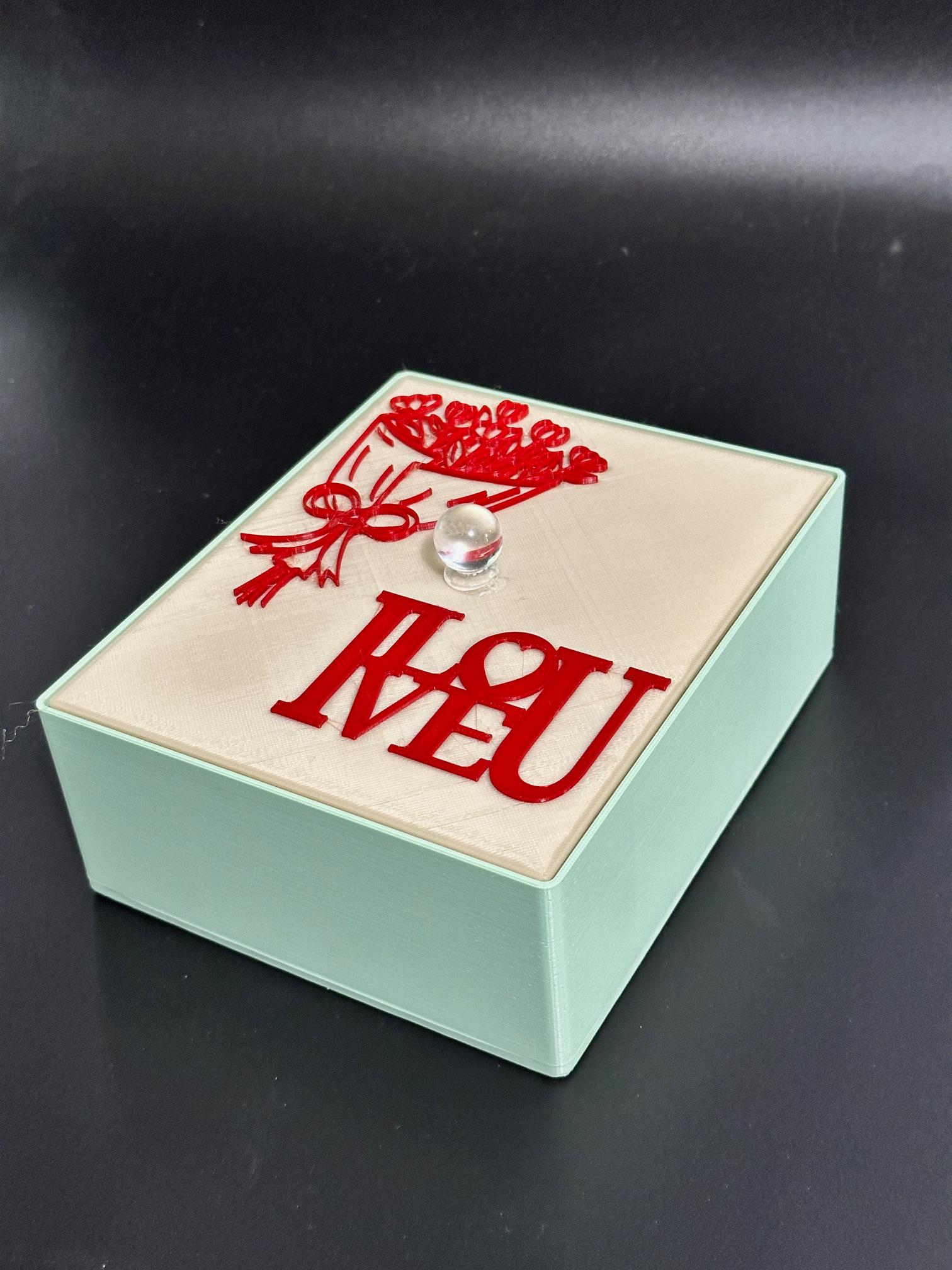 Valentines Gift Box 3d model