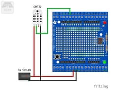 Arduino Thermometer Display 3d model