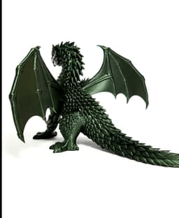 PROUD DRAGON / GOTHIC DECOR / SHELF SCULPTURE DECOR / MODERN DRAGON SCULPTURE 3d model