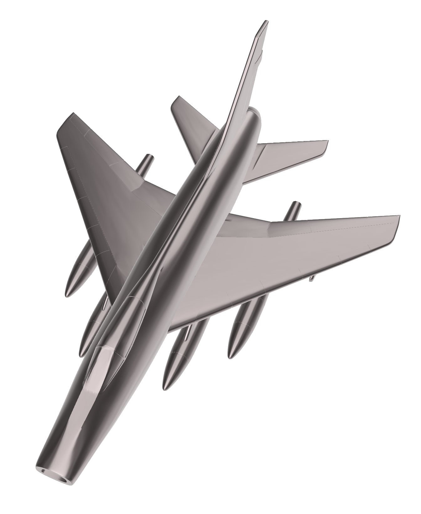 North American F-100D Super Sabre 3d model