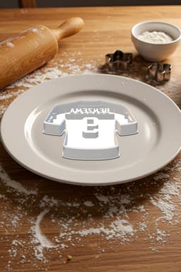 Benzema Cookie Cutter, Biscuit Cutter 3d model
