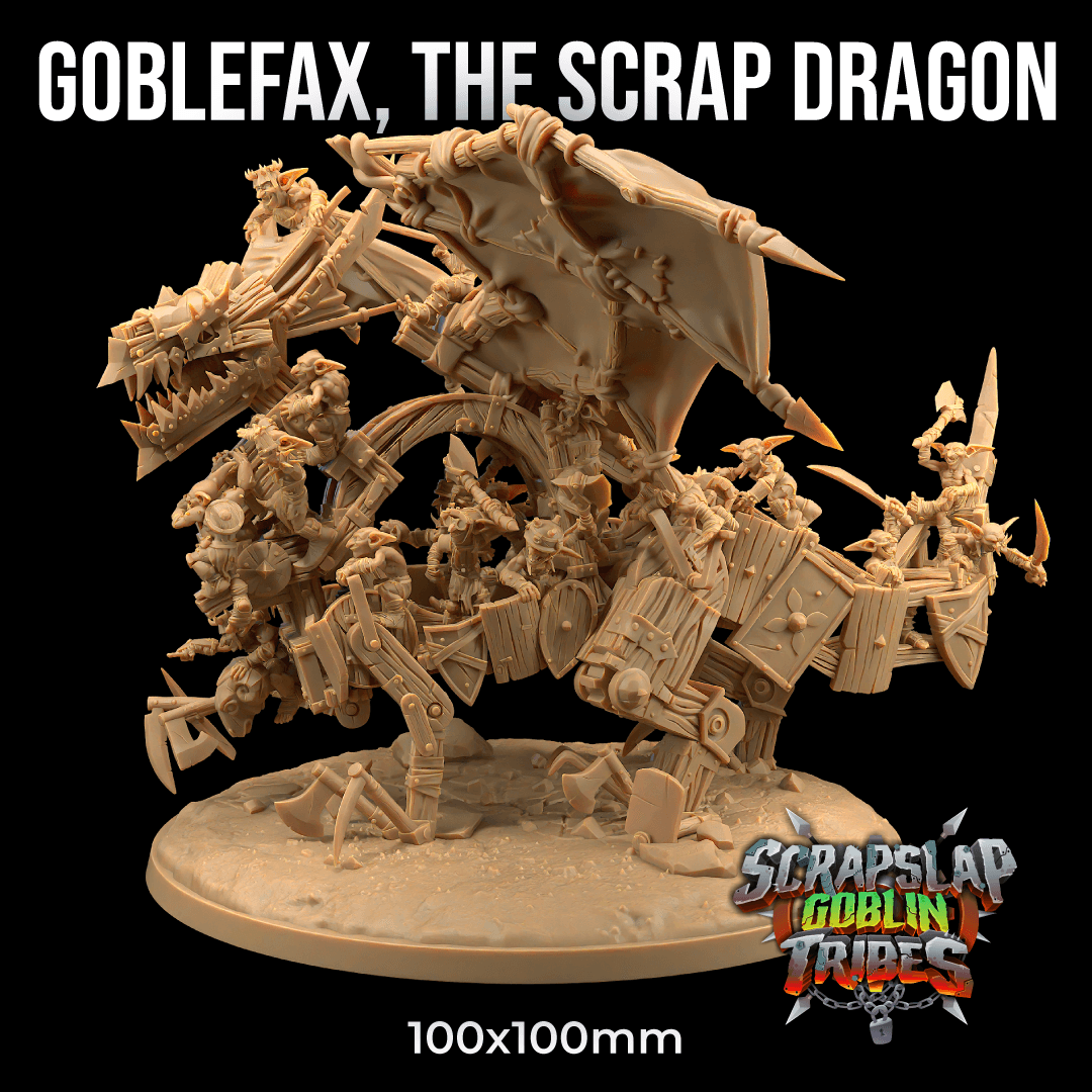 Goblefax, The Scrap Dragon 3d model