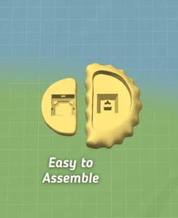 Pressy Pasta Clickers - Pasta Fidget Clicker - 3d Printed Ludo Fidget toy 3d model