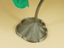 art nouveau Lotus lamp 2 3d model
