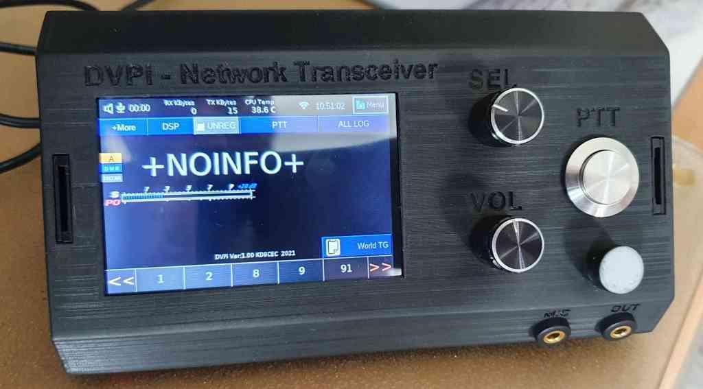 Gehaeuse 3,5" LCD fuer DVPI Netzwerk-Transceiver, mit Lautspecher und Luefter 3d model