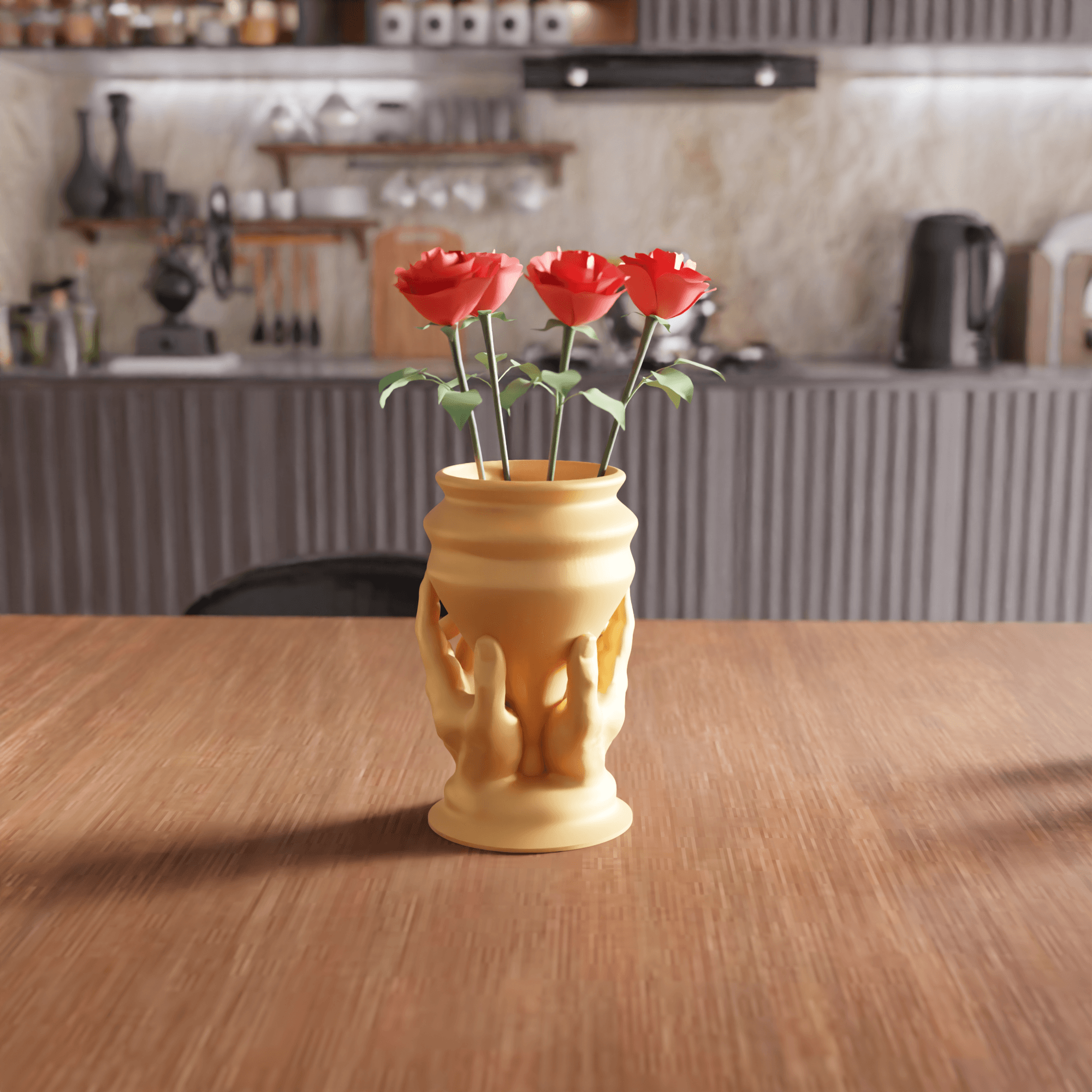 Hand-Held Chalice Vase 3d model