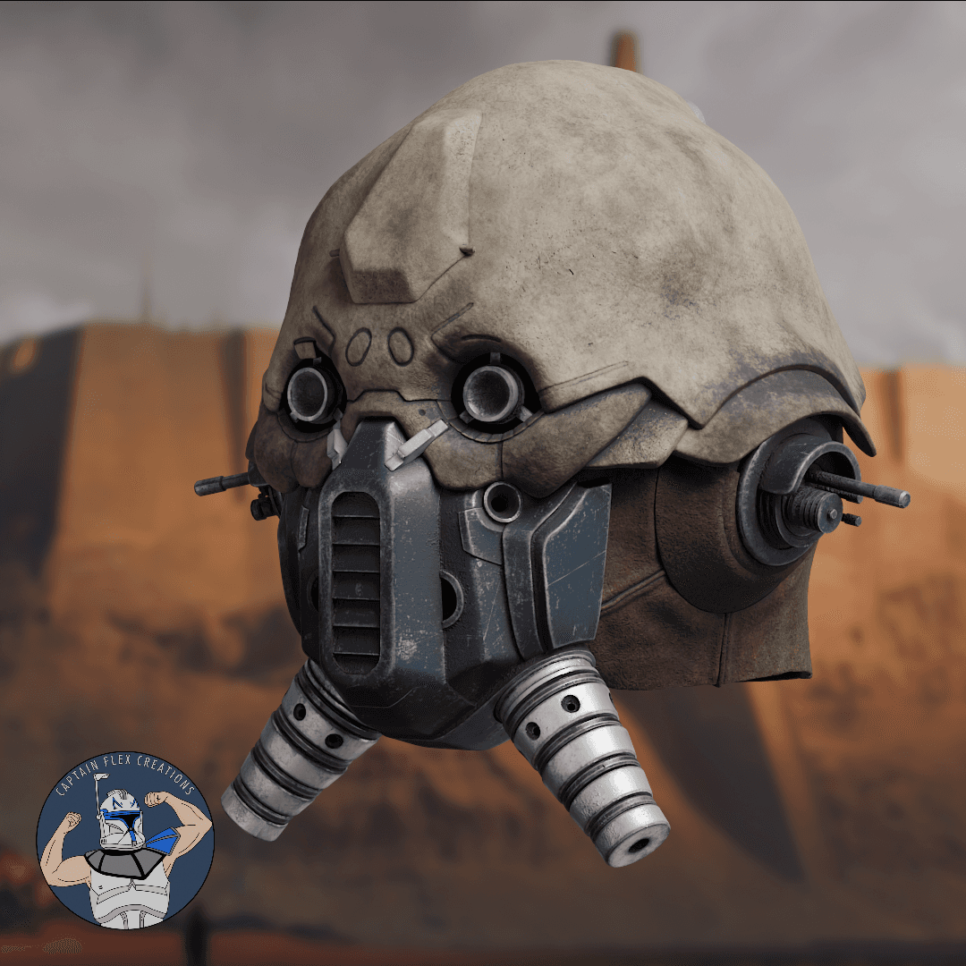 Benthic and Edrio "Two Tubes" Helmet File 3d model