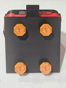 Craftsman v20 Battery Charger Mount - Multiboard 3d model