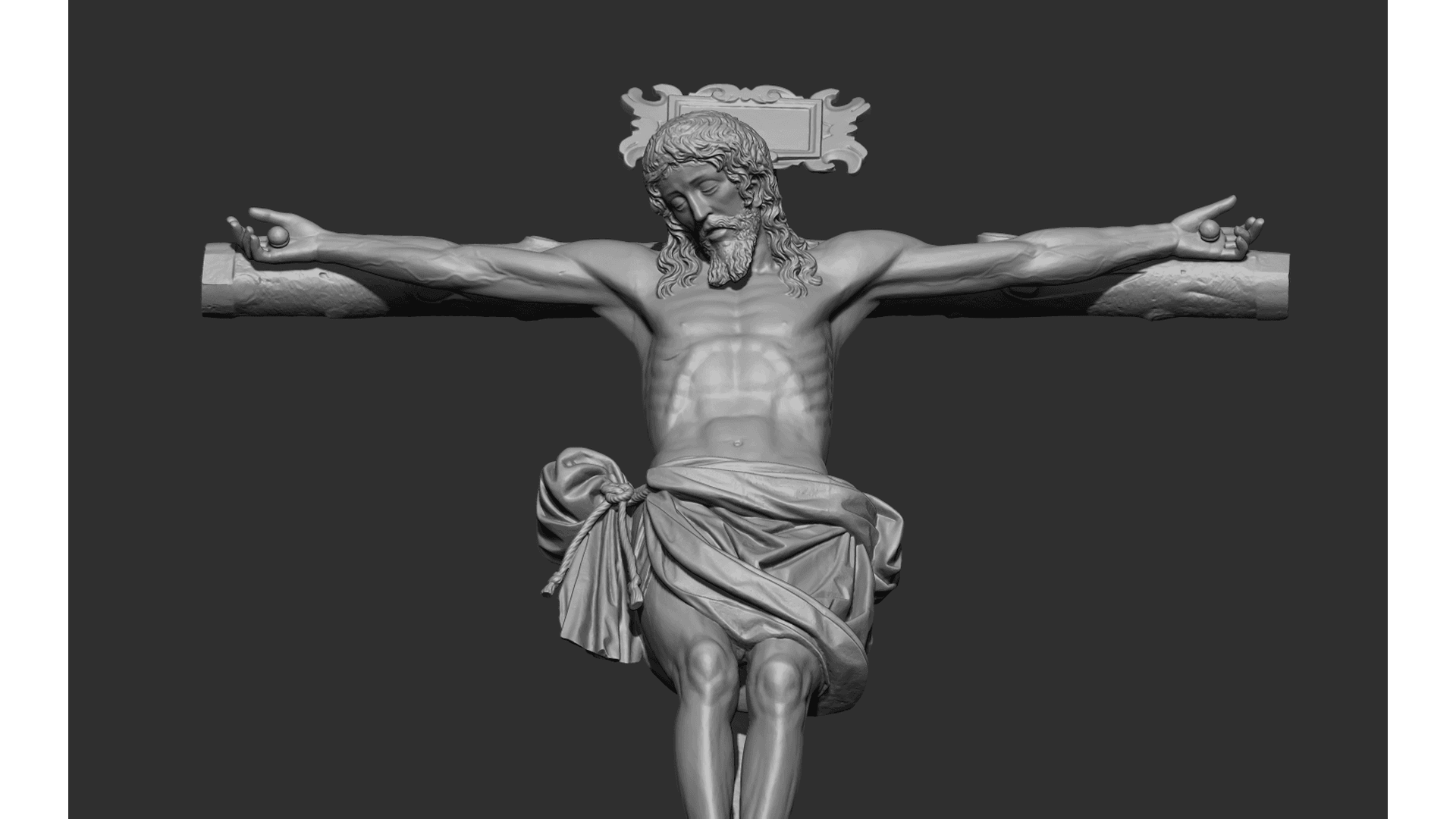 Jesus 3D Scanning STL Printable 3d model