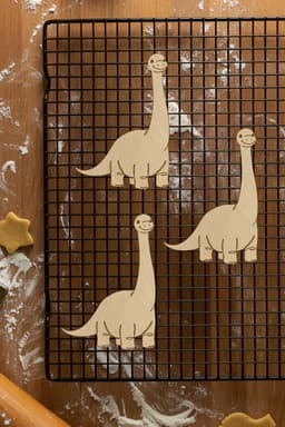 Cute Brontosaurus Cookie Cutter, Biscuit Cutter 3d model