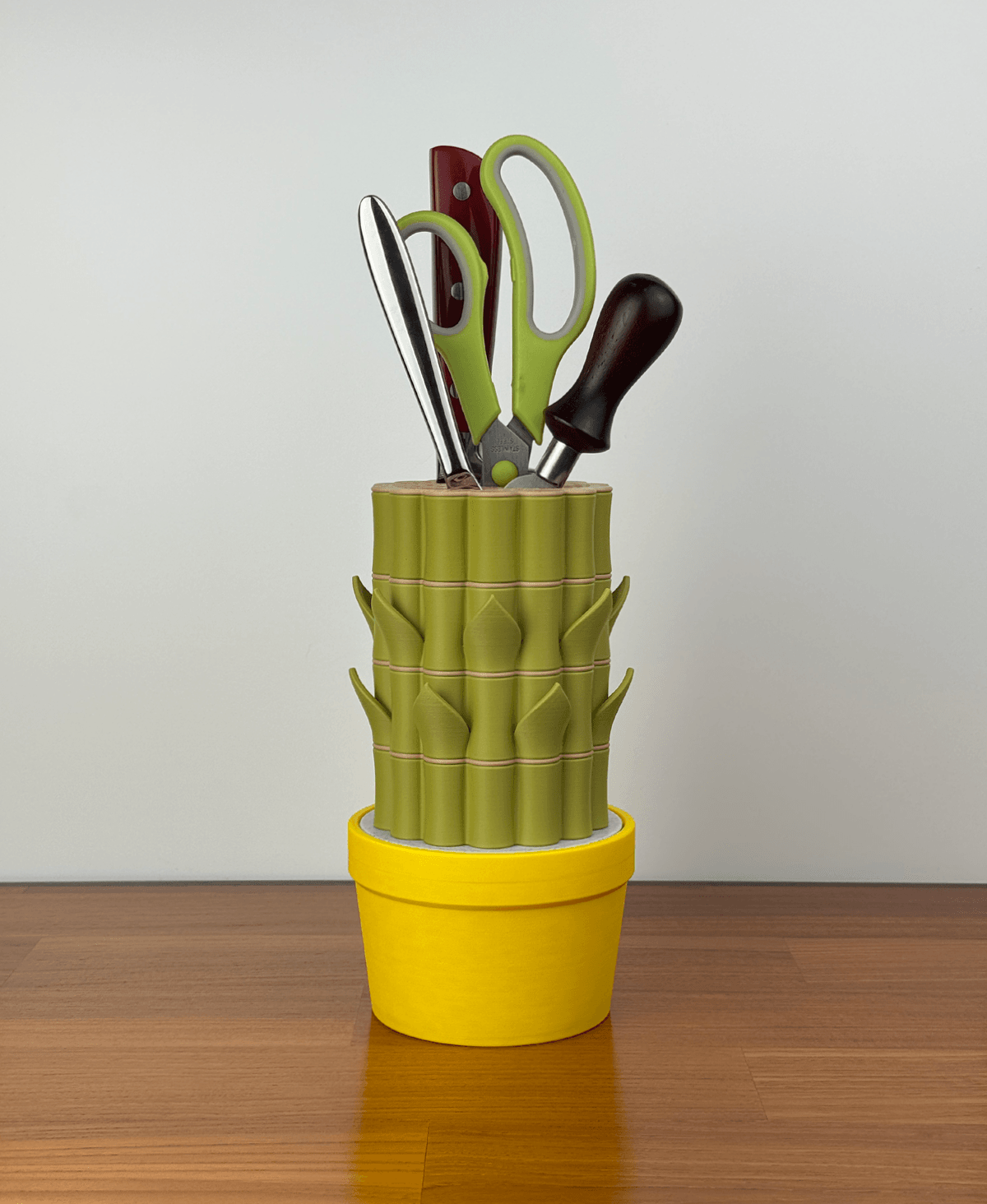 Bamblock, kitchen knife block. 3d model