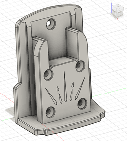 MBKing M18 Tool Holder - Heavy Duty Wall Mount 3d model