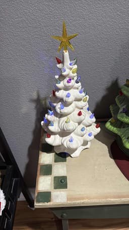 Ceramic Christmas Tree Light 3d model