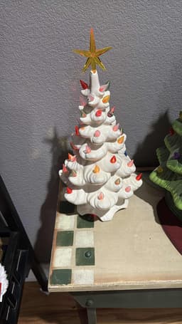 Ceramic Christmas Tree Light 3d model