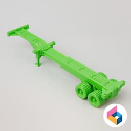 Foldable Trailer Frame for Peterbilt 379 3d model