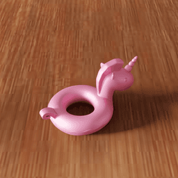 Unicorn Pool Float Figure 3d model
