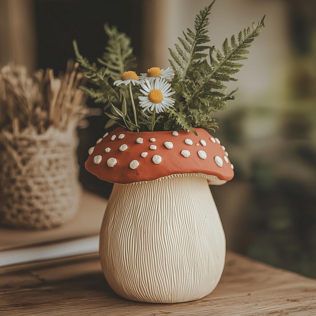 Toadstool Vase – 3D-Printable Whimsical Forest Decor 3d model