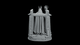 Anubis Jackal Gatekeeper STL - Printable Egyptian Guardian God Statue 3d model