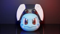 Wartortle Controller Holder 3d model