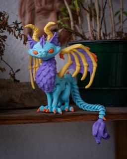 Twisty Cat Dragon 3d model