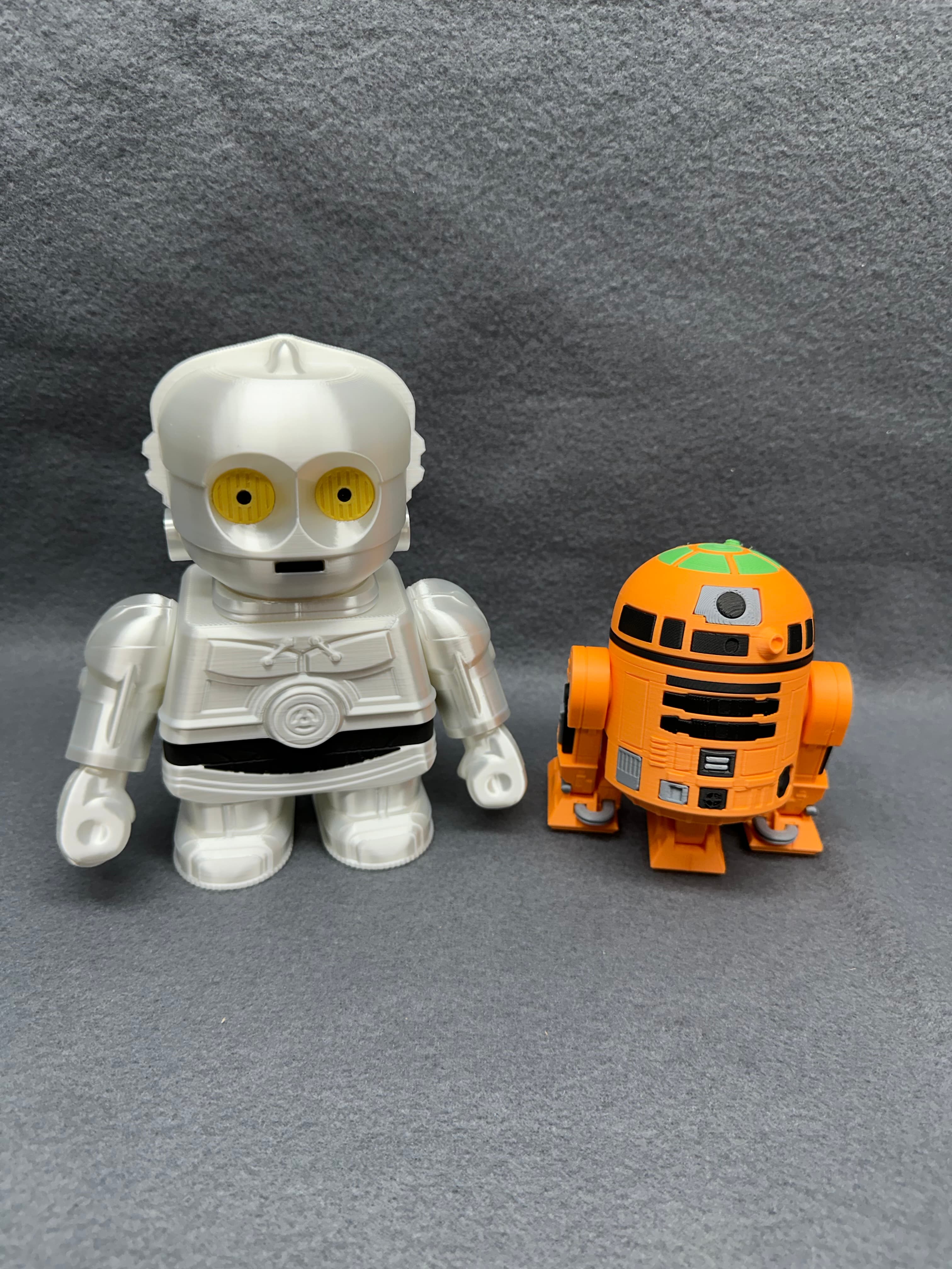 Ghost 3PO and Pumpkin D2