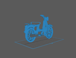 Honda - SuperCub Wall Art 3d model
