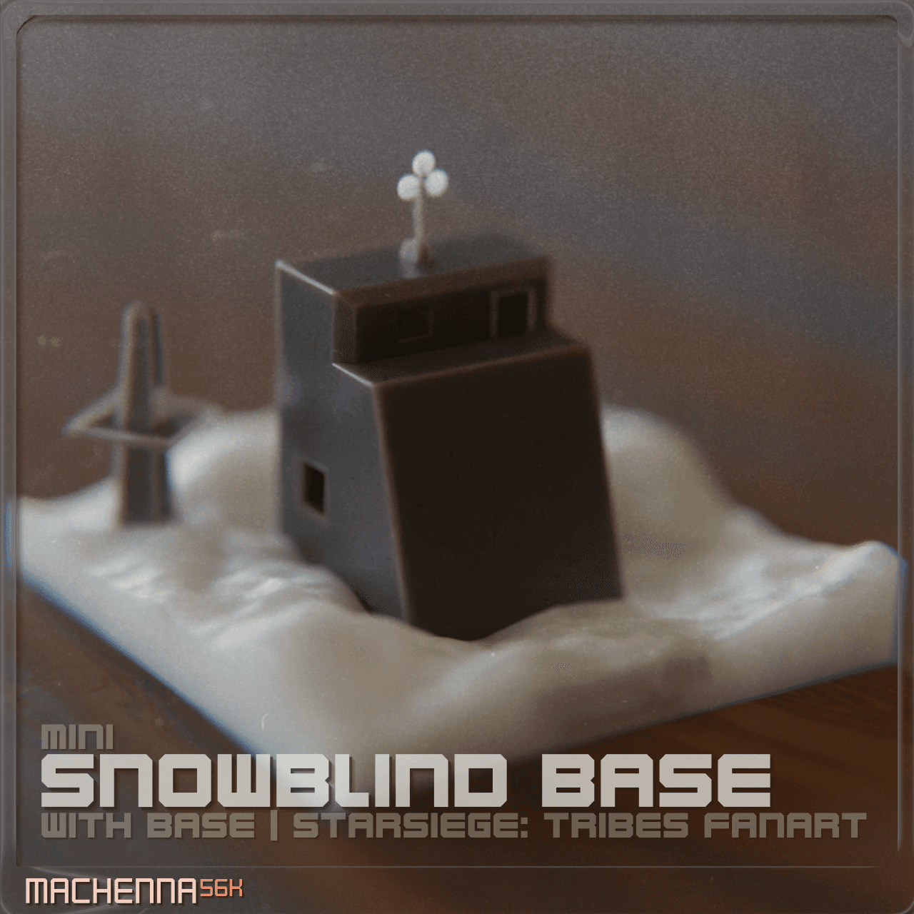 Snowblind Outpost Diarama | Starsiege: Tribes Fanart 3d model