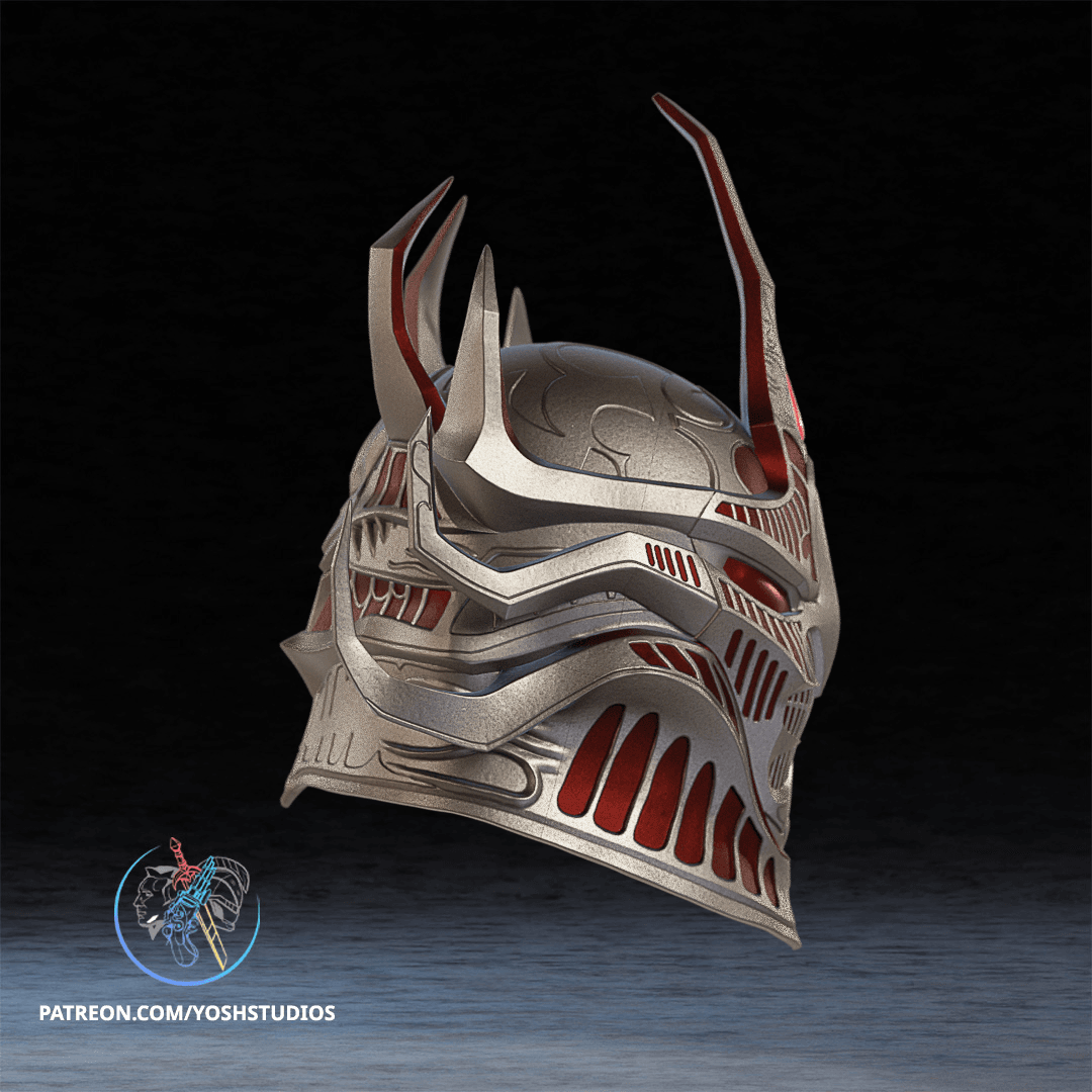 Daedric Helmet 3D Printer STL File 3d model