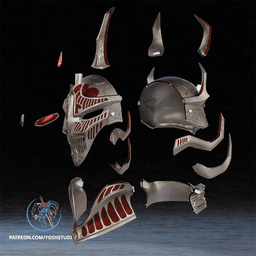 Daedric Helmet 3D Printer STL File 3d model