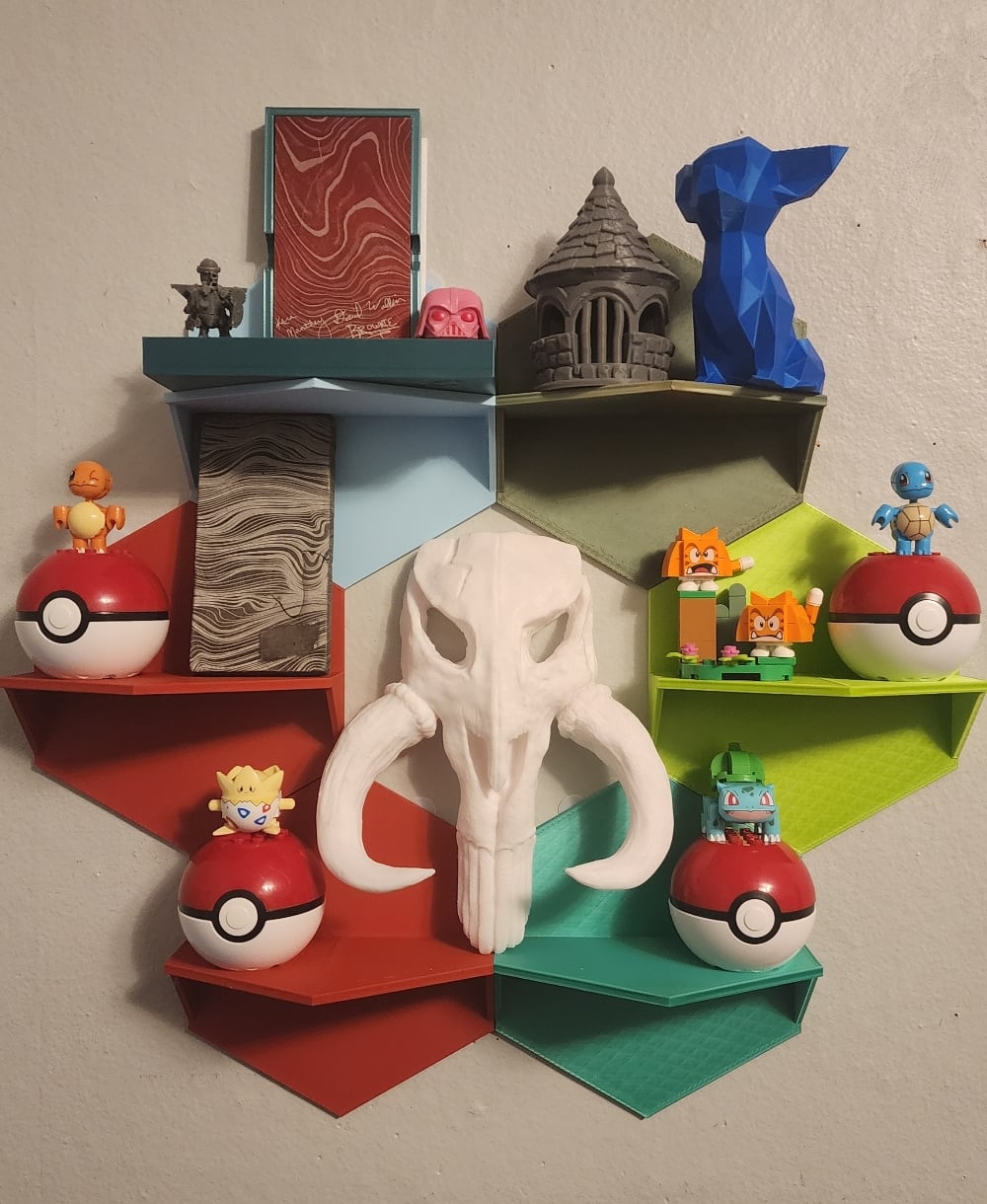 Hex Shelf 3d model