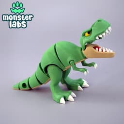 Flexi T-Rex Toy & Keychain 3d model