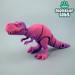 Flexi T-Rex Toy & Keychain 3d model
