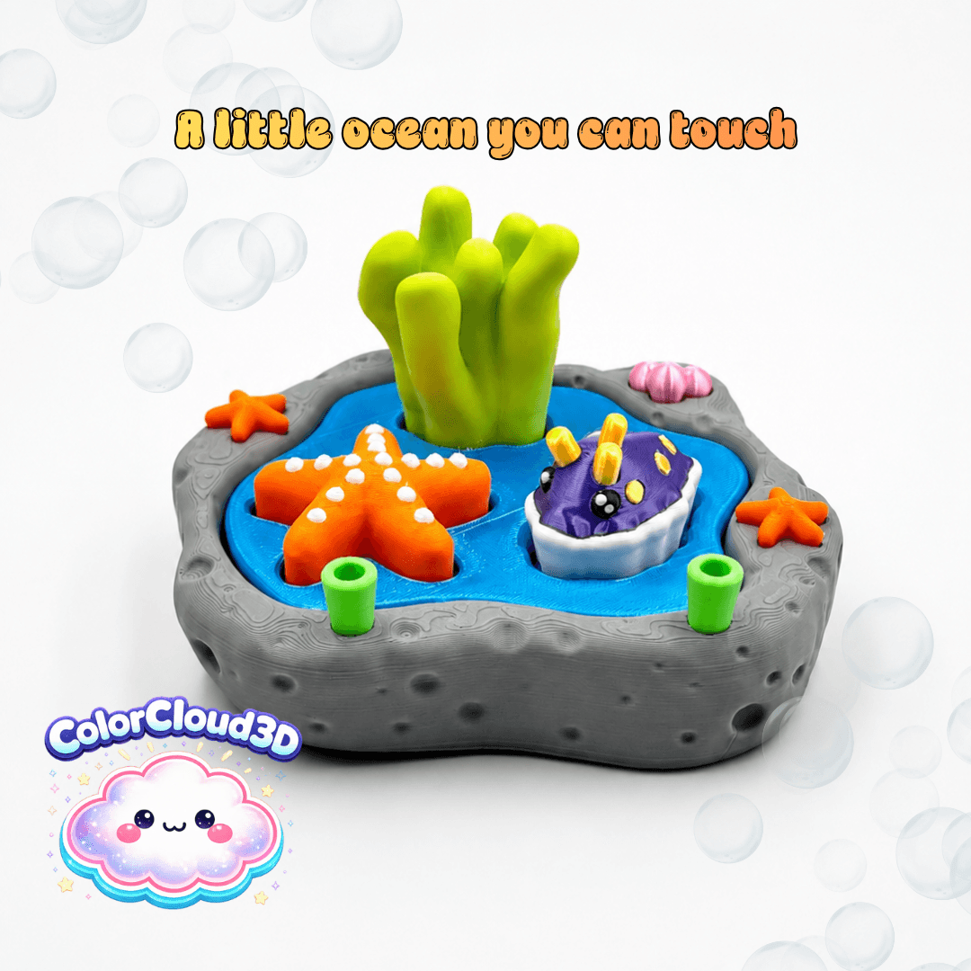 TIDE POOL TREASURES CLICKER SET 3d model