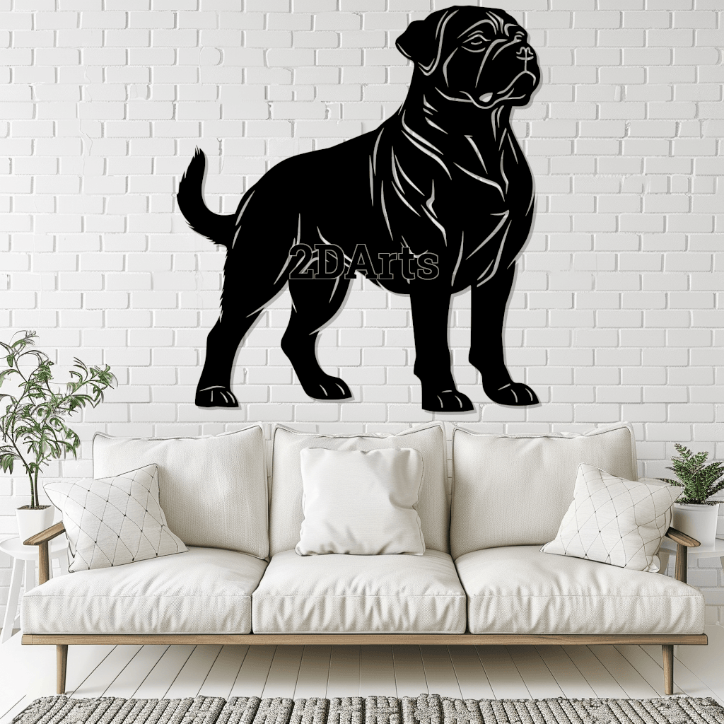 Rottweiler 2D Wall Art/Window Art 3d model