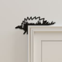 Dinasour Door Corner Decor 3d model