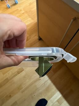 Angled 4.7L Dry Box Hygrometer Mount 3d model