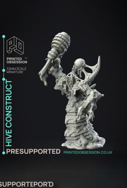 Hive Construct - Not The bees - PRESUPPORTED - Illustrated and Stats - 32mm scale 3d model