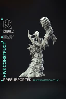 Hive Construct - Not The bees - PRESUPPORTED - Illustrated and Stats - 32mm scale 3d model