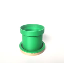 Mario pot with drainage 3d model