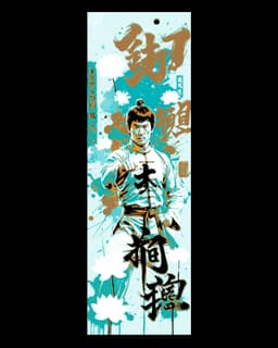 Asian inspired depictions of masters of Karate and Kung Fu - Set of Bookmarks 3d model