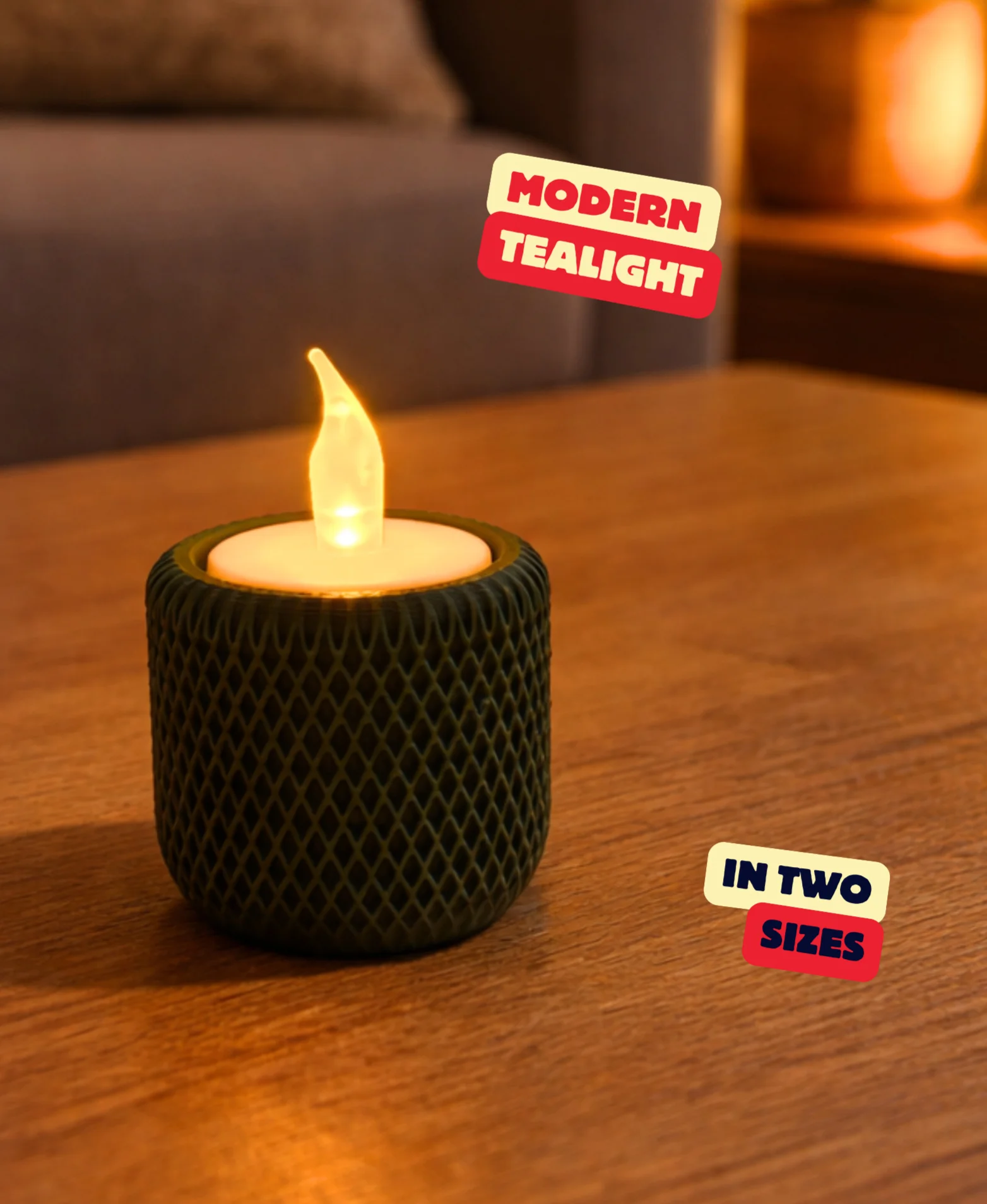 MODERN TEALIGHTS / LED-TEALIGHT / MODERN HOMEDECOR / DECOR / DECORATIONS 3d model