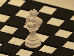 Dog Themed Chess Set 3d model