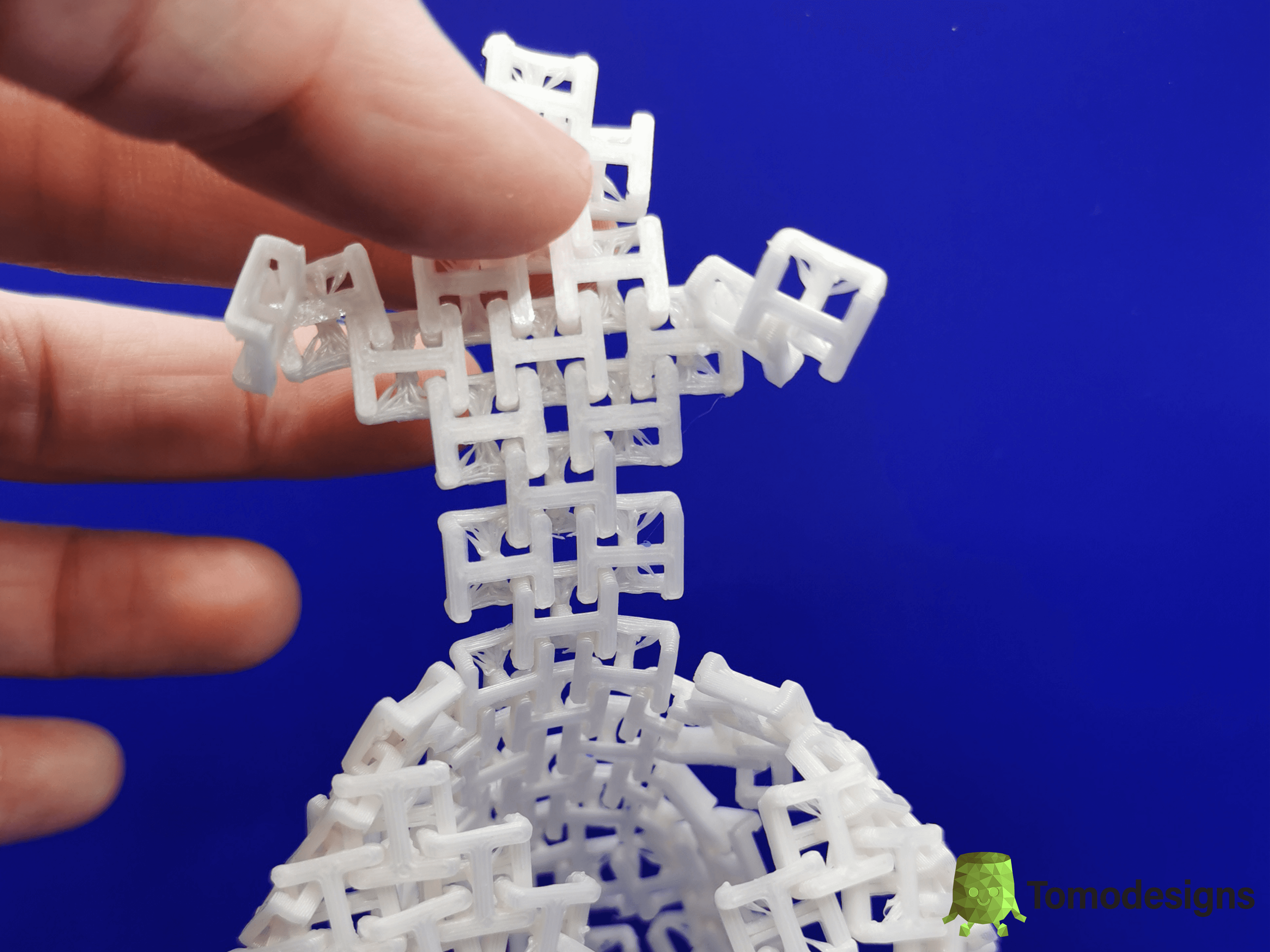 Fabric Snowflake 3d model
