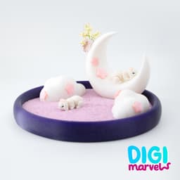 Moon Zen Garden 3d model