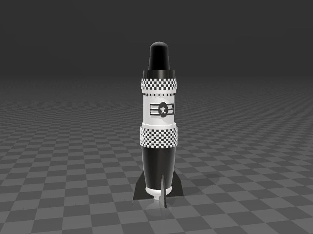 movie prop strangelove bomb 3d model